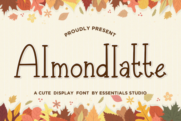 Almondlatte Serif Font for Handmade Labels & Printables