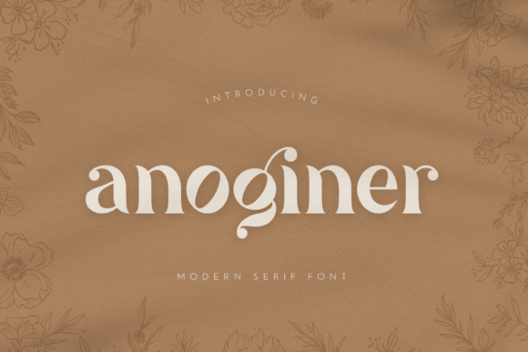 Anoginer: A Serif Font That Makes Your Campaigns Instantly Sharper