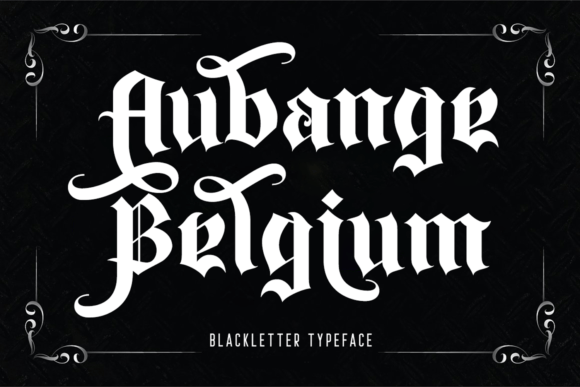 Aubange Belgium: A Font That Elevates Your Brand