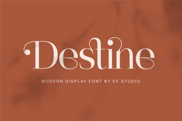 Destine: A Refined Serif Font That Earns Its Place