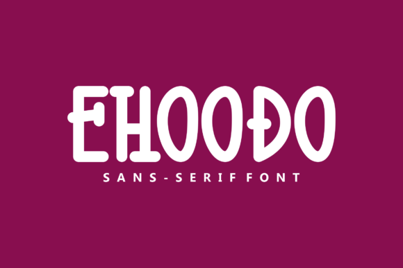 Ehoodo: A Serif Font That Makes Your Brand Feel Instantly Polished