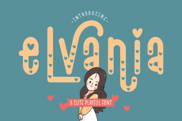 Elvania: A Sweet Decorative Font That Makes Handmade Moments Shine
