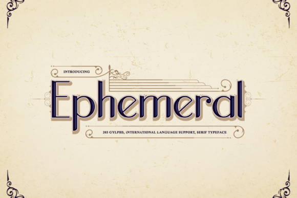 Ephemeral: A Modern Serif Font That Elevates Marketing Visuals