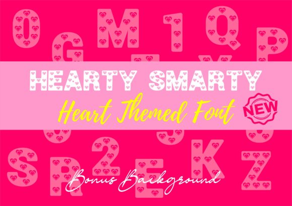 Hearty Smarty: A Heartfelt Decorative Font for Editorial Warmth