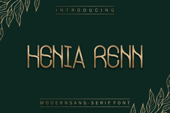 Henia Renn: A Sans Serif Font That Makes Your Campaigns Instantly Clear