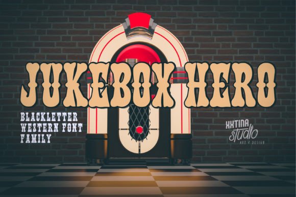 Jukebox Hero: A Bold Blackletter Font for Digital Branding