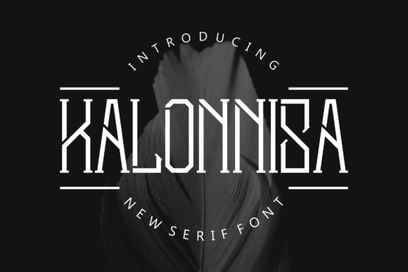Kalonnisa: A Serif Font That Makes Your Brand Feel Instantly Polished