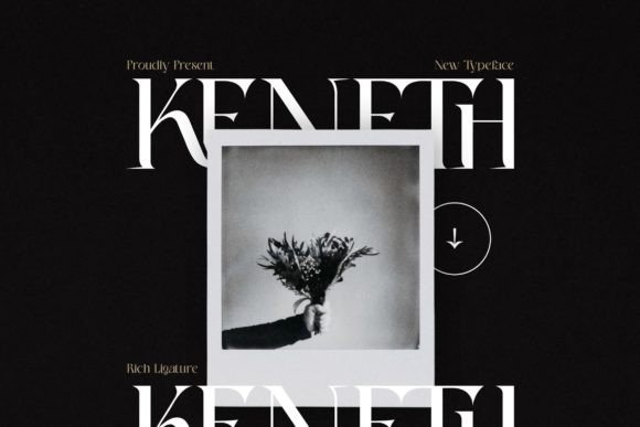 Keneth: A Versatile Slab Serif Font for Editorial Design