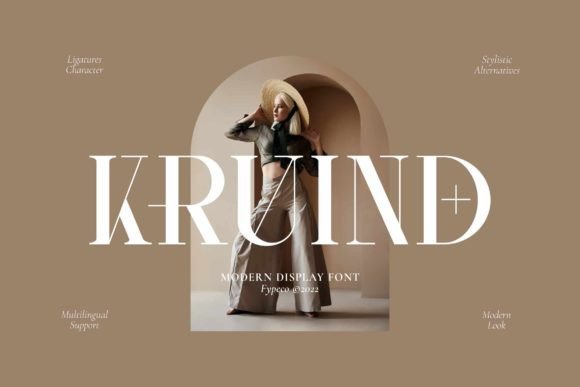 Kruind: A Serif Font That Elevates Branding Projects