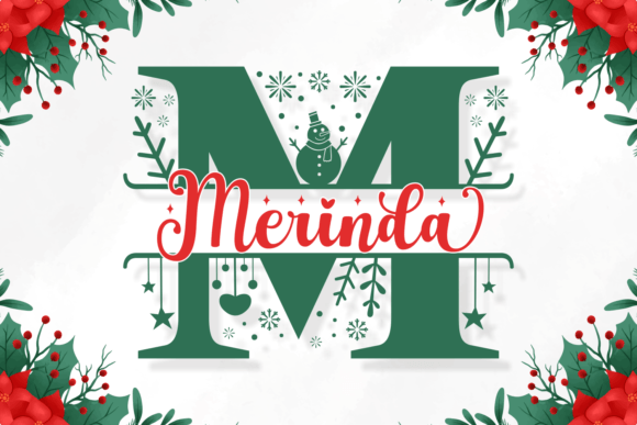 Merinda: A Decorative Font That Feels Like a Hand-Turned Page