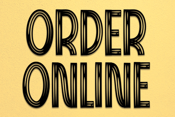 Order Online: A Modern Sans Serif Font for Digital Branding