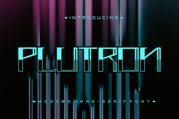 Plutron: A Slab Serif Font That Commands Attention