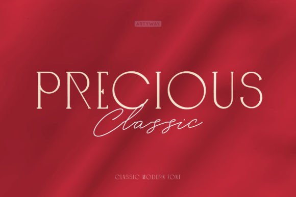 Precious: A Serif & Script Font Duo for Editorial Elegance