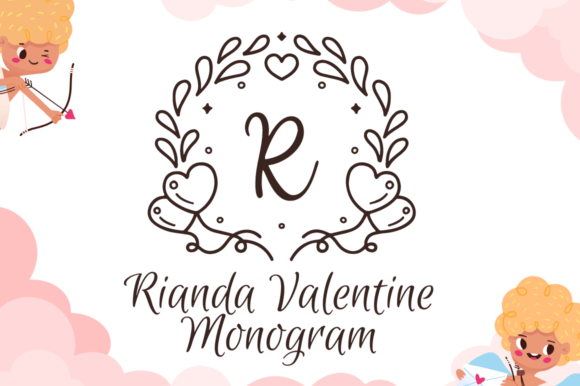 Rianda Valentine Monogram: A Decorative Font That Elevates Real Branding