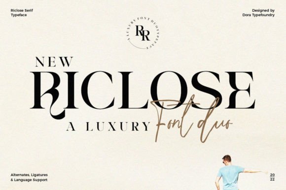 Riclose Duo: A Modern Serif & Script Font Pair for Scroll-Stopping Brand Content