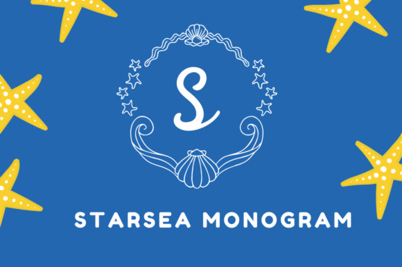 Starsea Monogram: A Summer-Ready Display Font for Campaign Clarity