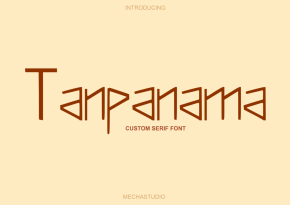 Tanpanama: A Display Font for Modern Web Design