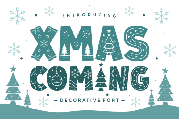Xmas Coming: A Festive Decorative Font for Warm, Memorable Branding