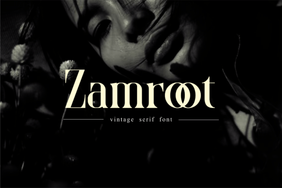 Zamroot: A Vintage Serif Font That Earns Its Place in Real Campaigns